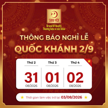 THÔNG BÁO LỊCH NGHỈ LỄ QUỐC KHÁNH 2026