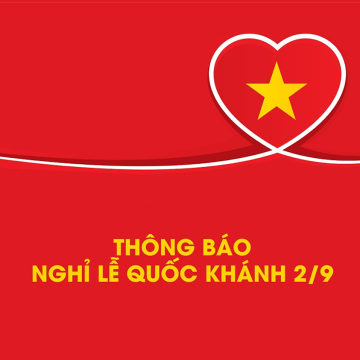 THÔNG BÁO NGHỈ LỄ QUỐC KHÁNH 2/9/2023